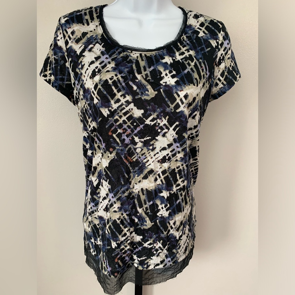 Simply Vera Vera Wang Abstract Top